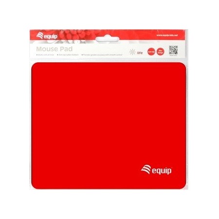 Alfombrilla mouse pad equip life color rojo