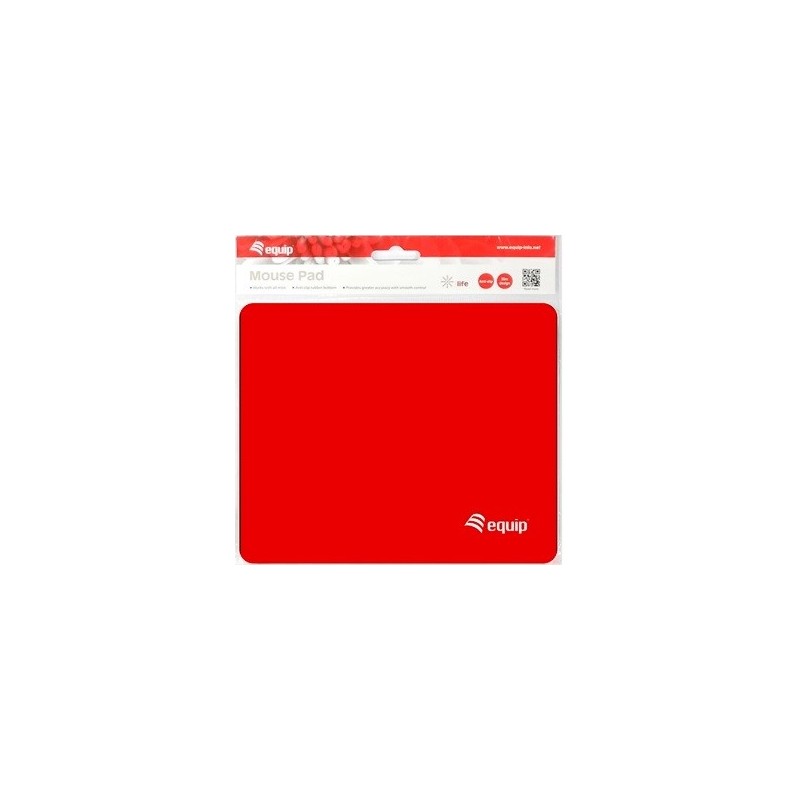 Alfombrilla mouse pad equip life color rojo