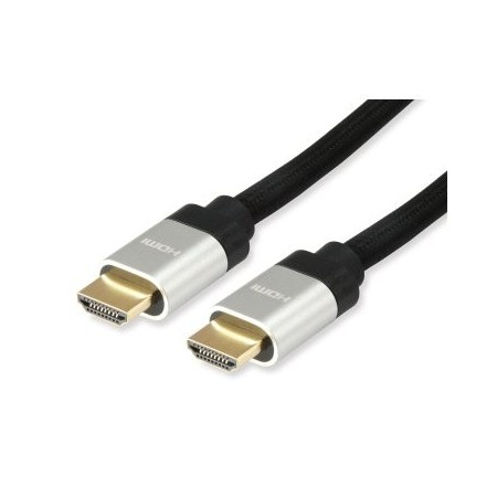 Cable hdmi equip 2.1 ultra 8k high speed con ethernet macho - macho 1m negro