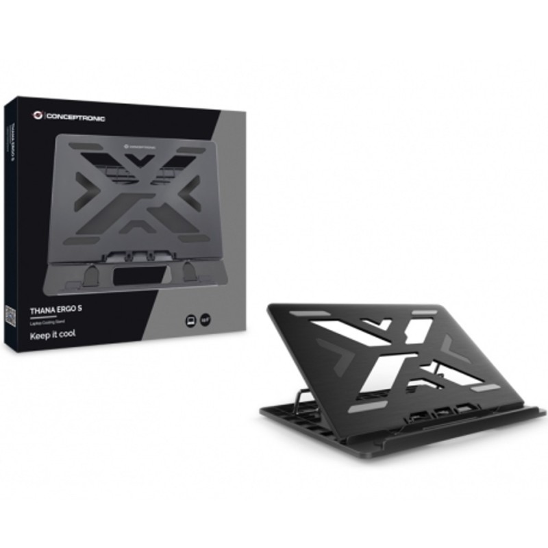 Soporte - base de refrigeracion conceptronic para portatiles hasta 15.6 pulgadas
