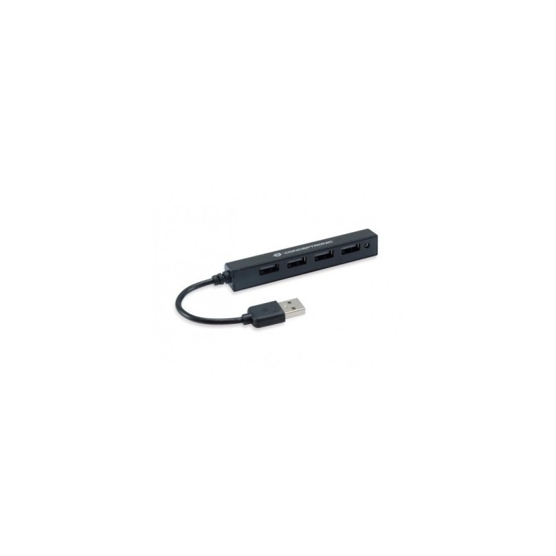 Hub usb 2.0 conceptronic hubbies05b 4 puertos