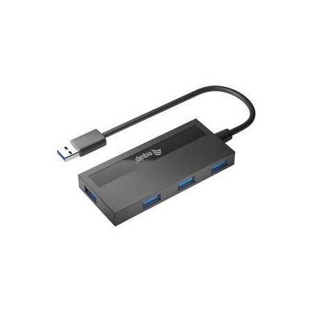 Hub usb equip life 4 x usb 3.0 + adaptador usb tipo c