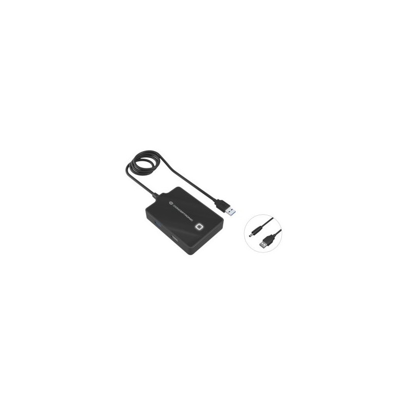 Hub usb 2.0 - 3.0 conceptronic hubbies10b 4 puertos y cable de 90cm