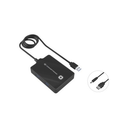 Hub usb 3.0 conceptronic hubbies11b 4 puertos - cable 90cm