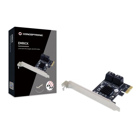 Tarjeta controladora conceptronic emrick03g pci express - 4 x sata 3