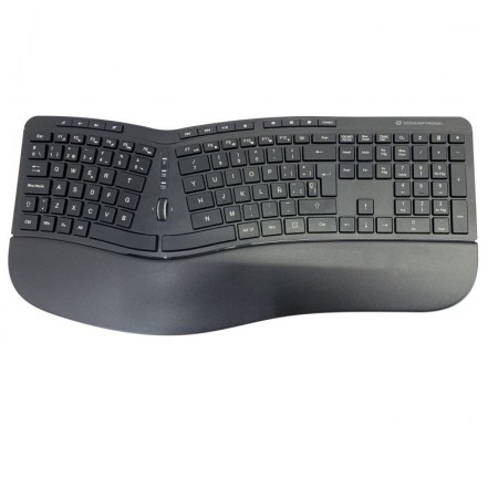 Kit teclado + mouse raton conceptronic orazio02 wireless inalambrico ergonomico