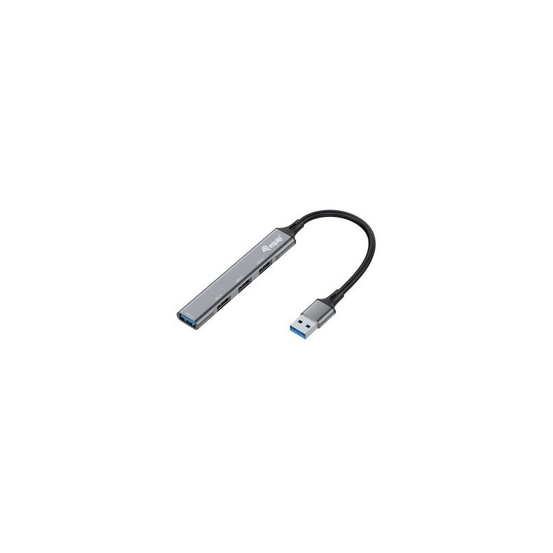 Hub usb equip life 1 x usb 3.0 - 3 x usb 2.0 - aluminio