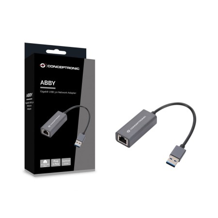 Adaptador usb 3.2 a rj45 conceptronic macho - hembra - compatible con nintendo switch