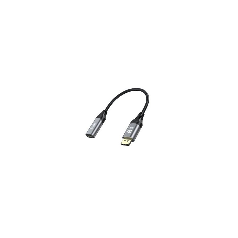 Cable displayport a hdmi equip 1.2 8k macho - hembra 0.15m
