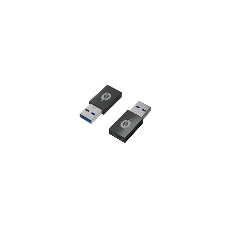 Kit adaptadores conceptronic usb 3.0 a usb tipo c macho - hembra 2 unidades