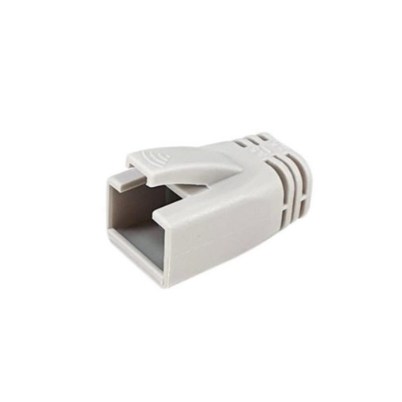 KIT 100 CONECTORES RJ45 EQUIP CATEGORIA 6A 121176 CON CAPUCHON Y GUIA