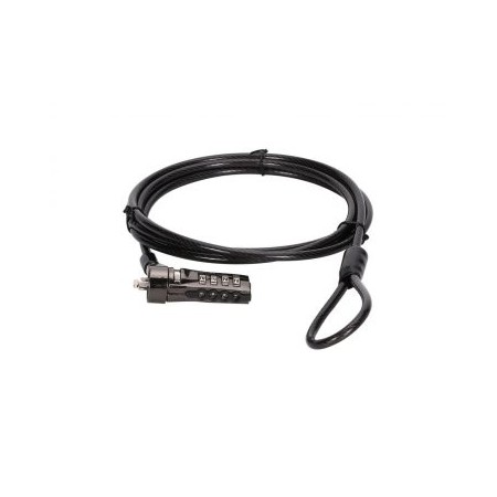Cable seguridad conceptronic combinacion 4 digitos para portatiles 1.8m