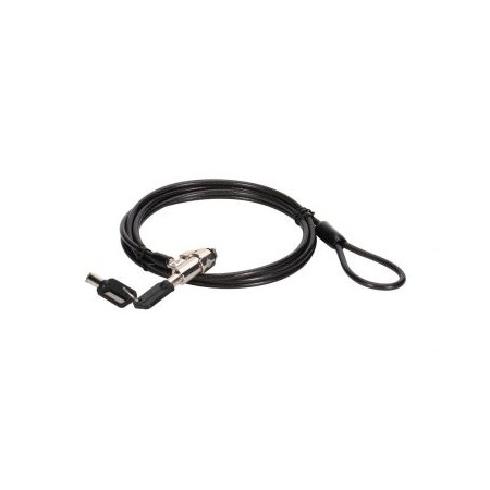 Cable seguridad para portatiles 1.8m conceptronic por llave
