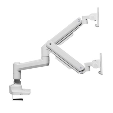 Soporte mesa equip vesa hasta 35 pulgadas 100x100 max 20kg doble pantalla blanco