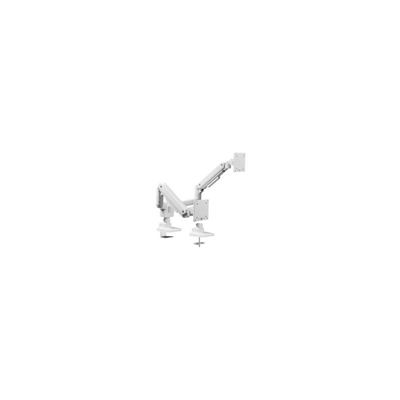Soporte mesa equip vesa hasta 35 pulgadas 100x100 max 20kg doble pantalla blanco