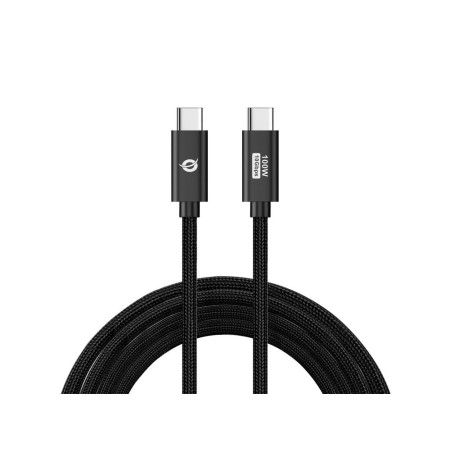 Cable usb - c conceptronic macho - macho 2m usb 3.2 gen 2 100w 20v 5a 10gbps e - mark