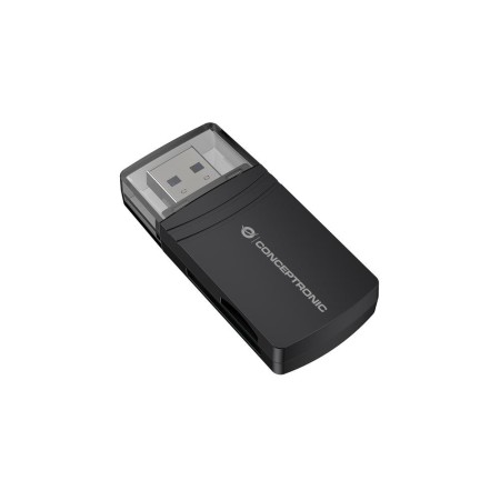 Lector de tarjetas usb 3.0 conceptronic bian06b sd - sdhc - sdxc - microsd - tflash