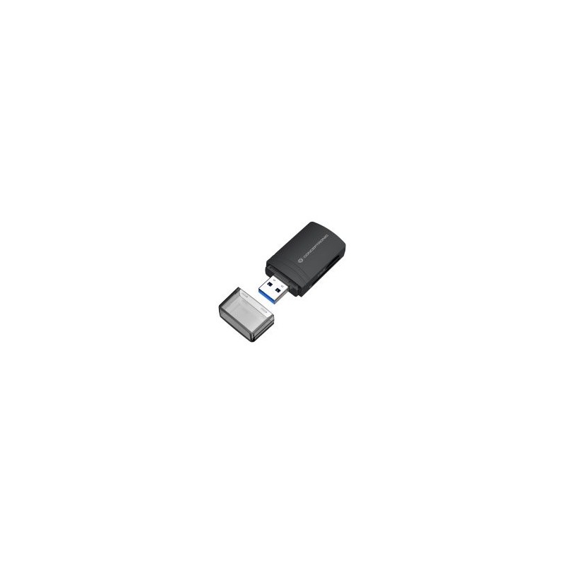 Lector de tarjetas usb 3.0 conceptronic bian06b sd - sdhc - sdxc - microsd - tflash