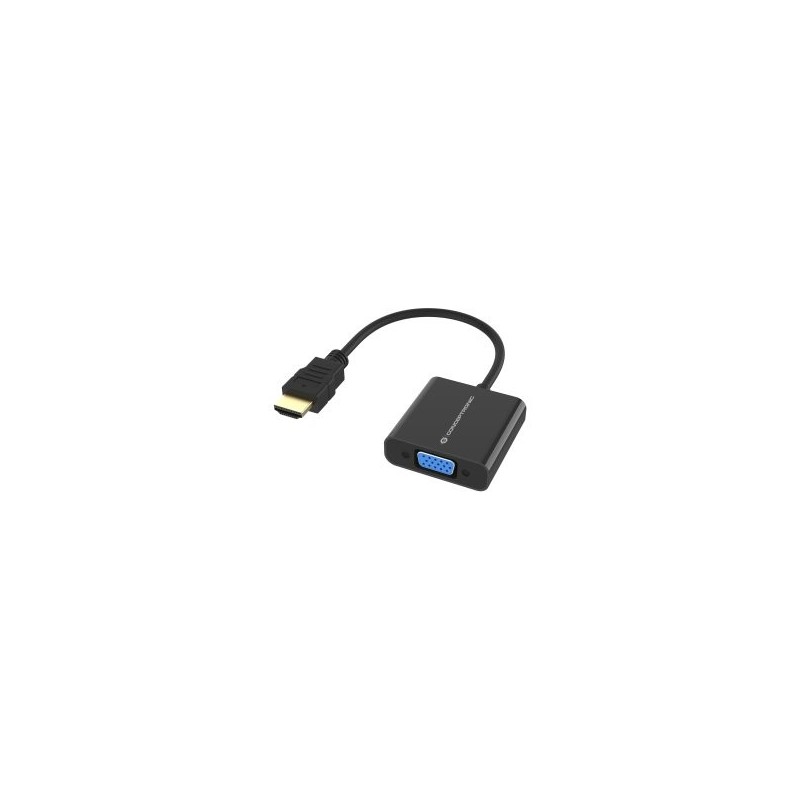 Adaptador hdmi a vga conceptronic 0.25m - macho - hembra - negro