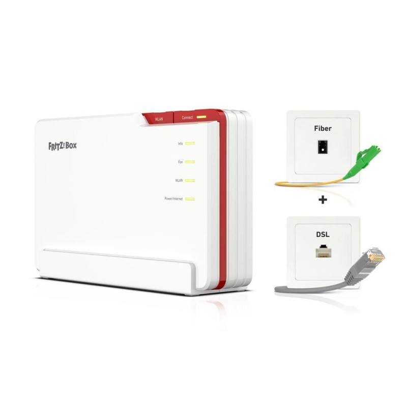 Router wifi 7 fritz! box 5690 pro 1x2 -5gb wan 4xgb l
