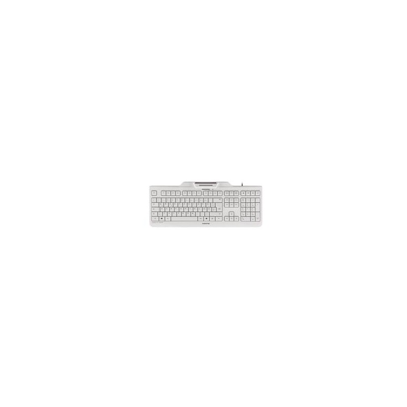 Cherry Teclado+Lector Chip Integrado (DNIe) Blanco