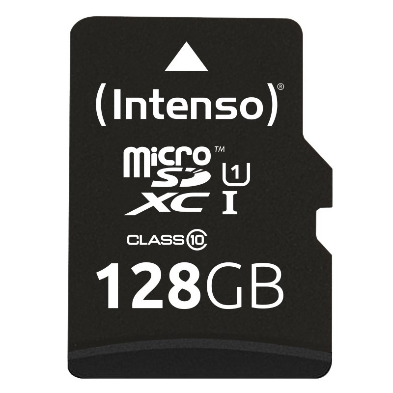 Tarjeta memoria micro sd intenso 128gb uhs - i cl10 + adaptador sd