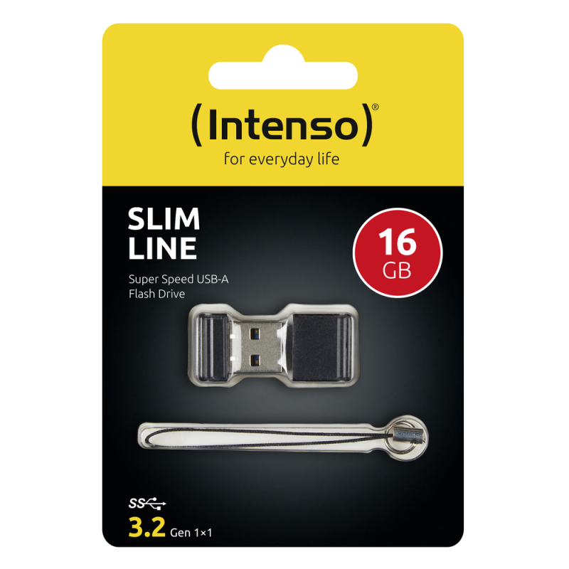 Memoria usb 3.2 intenso slim line 16gb
