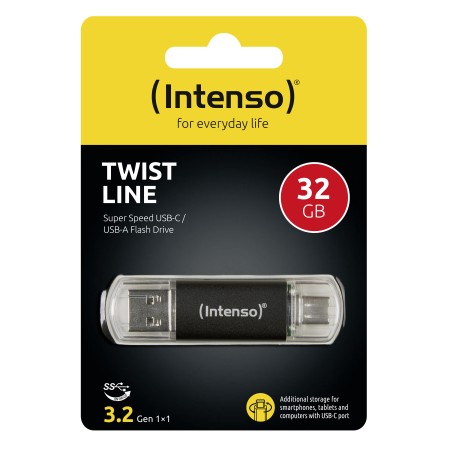 Intenso Twist Line Lápiz USB 3.2 A+C 32Gb