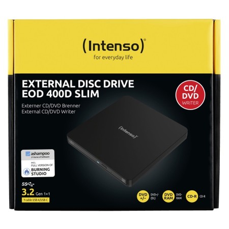 Intenso Grabadora CD/DVD Writer EOD 400D Negro