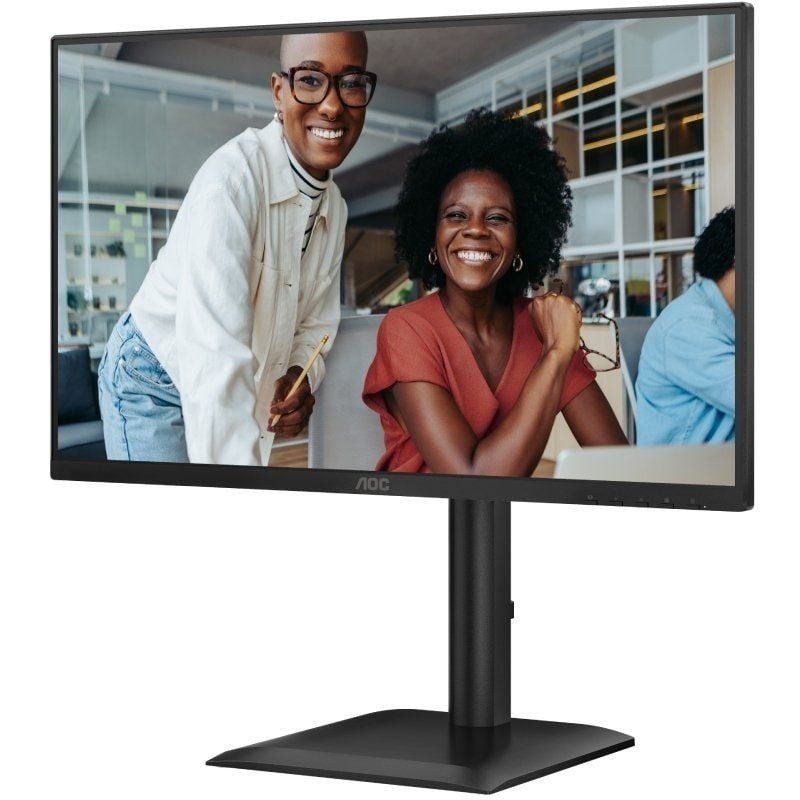 Monitor Profesional AOC 24E4U 23.8″/ Full HD/ Regulable en altura/ Negro
