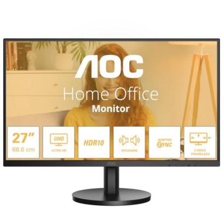 Monitor Profesional AOC U27B3A 27″/ 4K/ Multimedia/ Negro