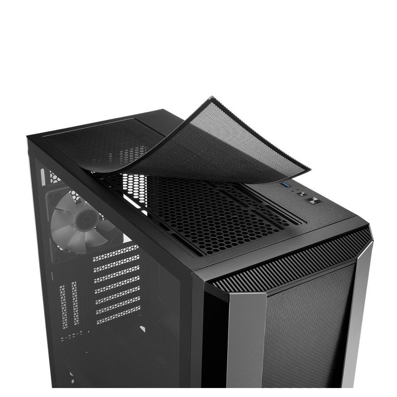 Caja ordenador gaming sharkoon tg7m atx 2 x usb 3.0 sin fuente