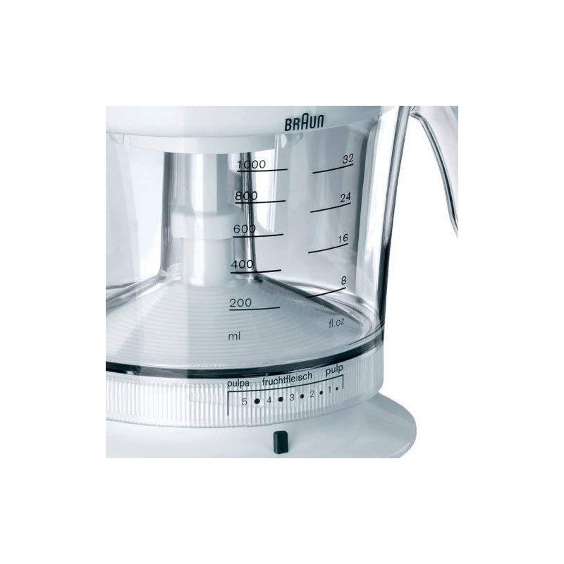 EXPRIMIDOR BRAUN MPZ9 COLOR BLANCO 20W VASO 1L APTO PARA LAVAVAJILLAS