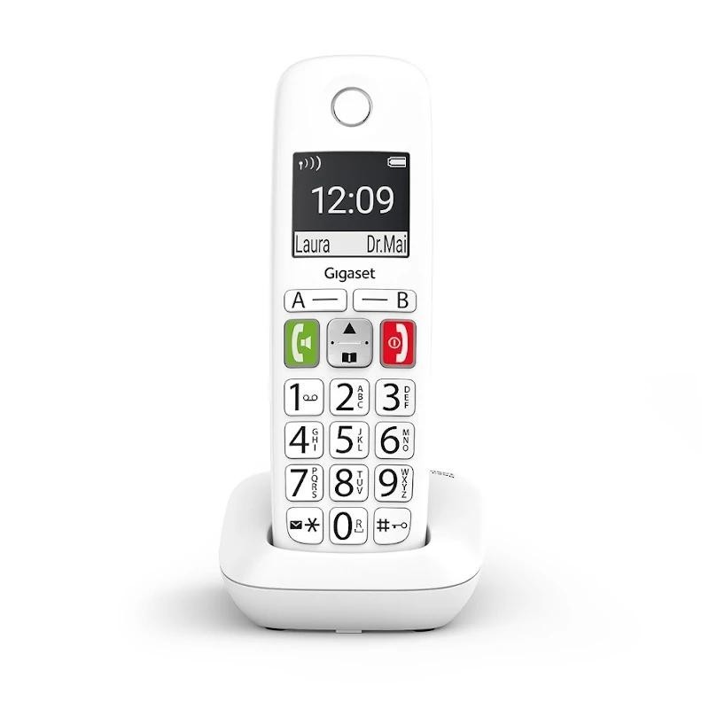 Teléfono Inalámbrico Gigaset E290/ Blanco