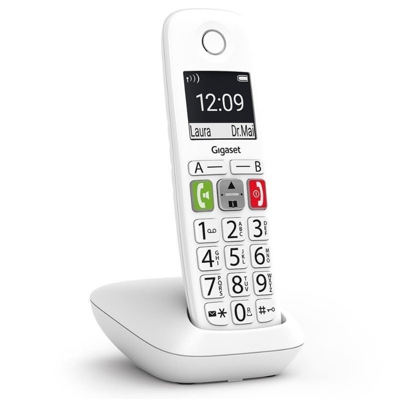 Teléfono Inalámbrico Gigaset E290/ Pack DUO/ Blanco