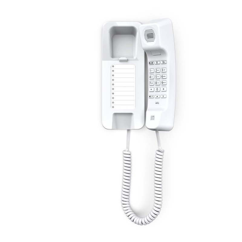 Telefono fijo gigaset desk 200 blanco - cable