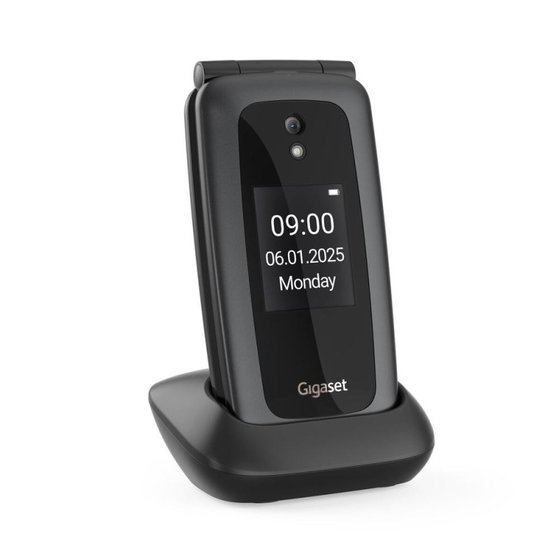 Teléfono Móvil Gigaset GL795 para Personas Mayores/ 4G/ Negro