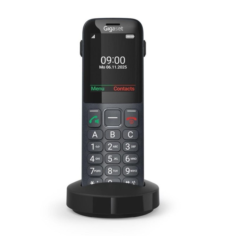 Teléfono Inalámbrico Gigaset Comfort 600 SIM/ Negro