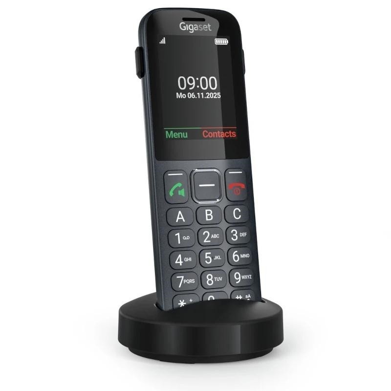 Teléfono Inalámbrico Gigaset Comfort 600 SIM/ Negro