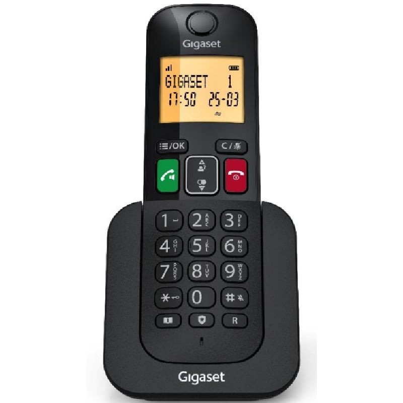 Teléfono Inalámbrico Gigaset Elemental 400 DUO/ Negro