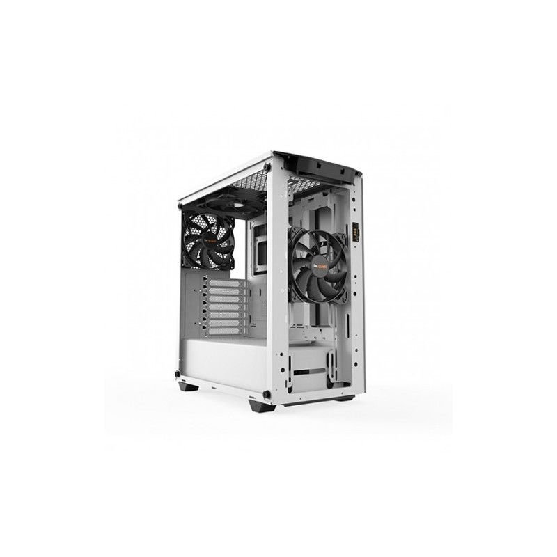 Caja ordenador gaming atx be quiet! pure base 500dx white tira led argb frontal - cristal templado - 3x ventilador 140