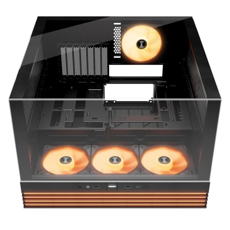 Caja ordenador gaming be quiet! light base 600 lx atx argb vidrio negra