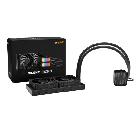 Kit refrigeracion liquida be quiet! silent loop 3 2x 120mm negro