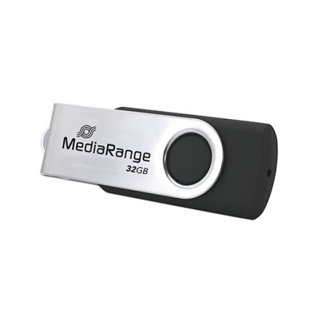 PENDRIVE 32GB USB 2.0 MEDIARANGE SILVER-BLACK