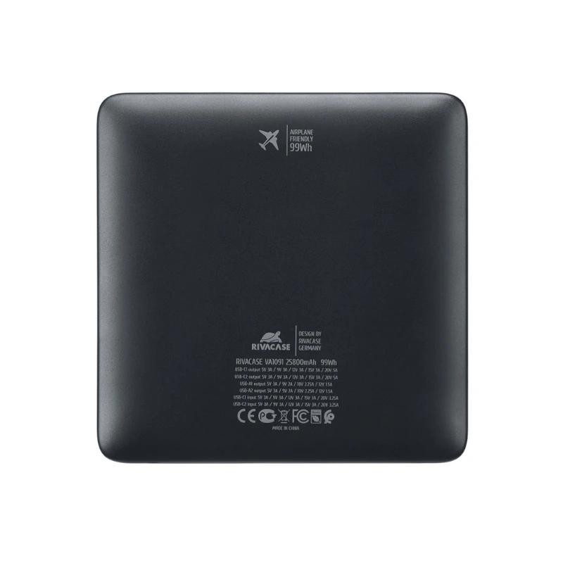 RIVACASE VA1091 powerbank 25800mAh Turbo PD 100W