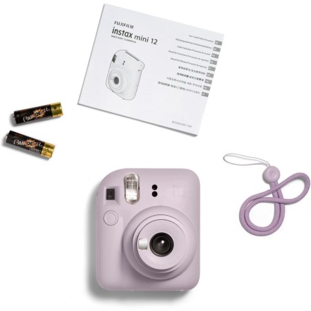 Camara fujifilm mini instax 12 flash - autoexposicion - lila