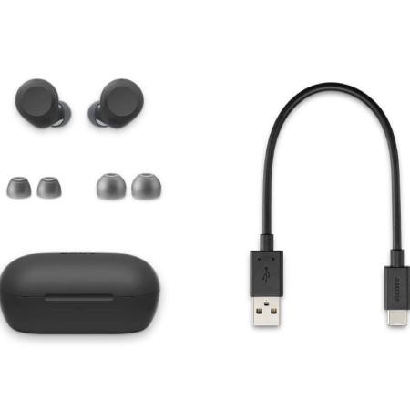 Auriculares Bluetooth Sony WF-C710N con estuche de carga/ Autonomía 12h/ Negros