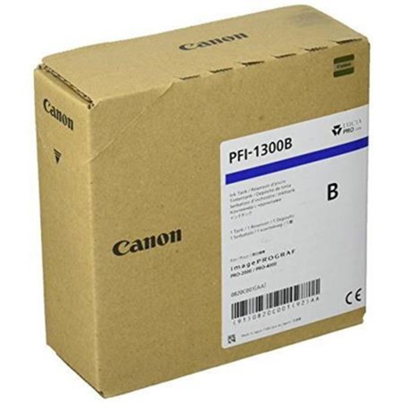 Cartucho canon pfi - 1300 azul pro2000 - pro4000 - pro4000s - pro6000 - pro6000s