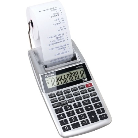 Calculadora canon impresion portatil p1 - dtsc ii hwb 12 digitos