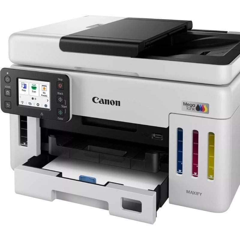 Multifunción Recargable Canon MAXIFY GX6150 MegaTank WiFi/ Dúplex/ Blanca